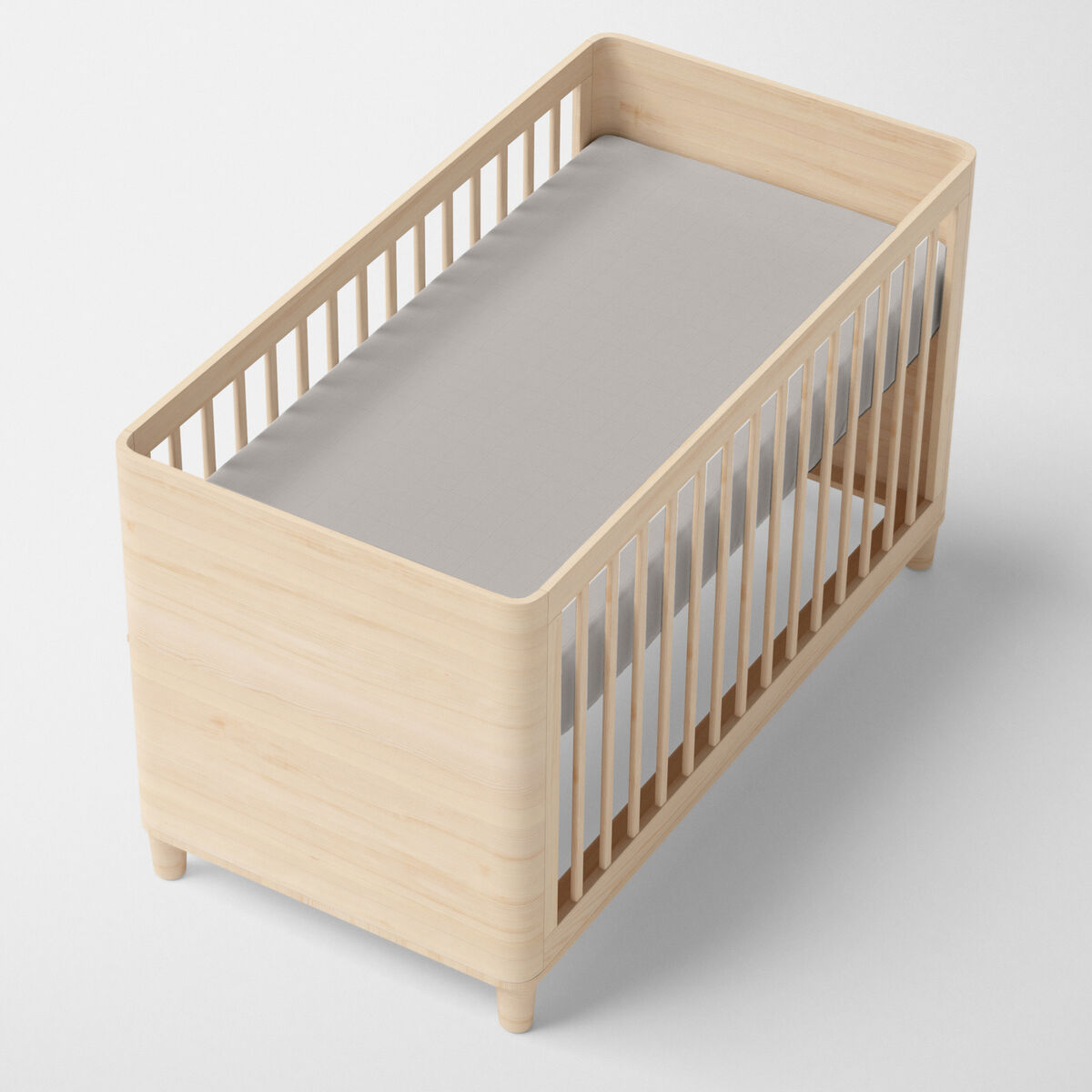Bunntrekk HappyFriday BASIC KIDS Grå 70 x 140 x 14 cm